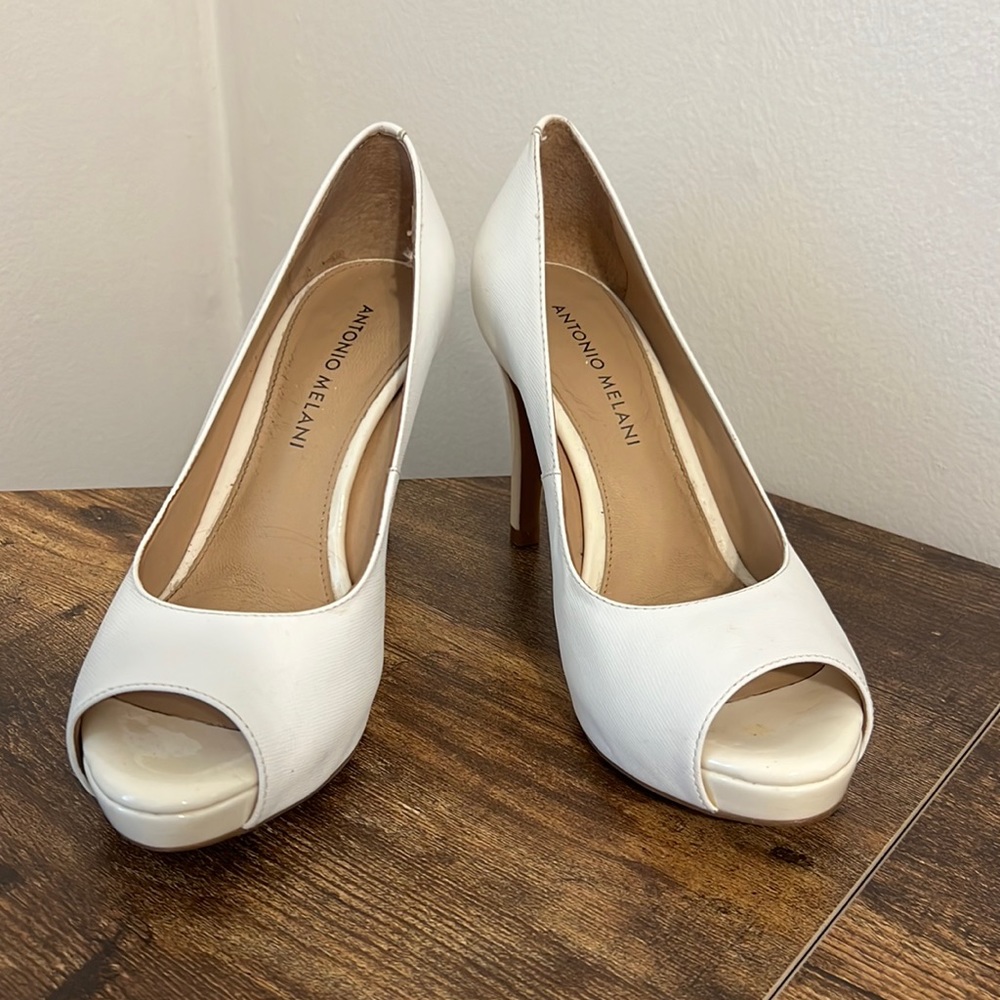 Antonio Melani White Heels